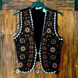 Magnificent beaded vest by Wrangler.